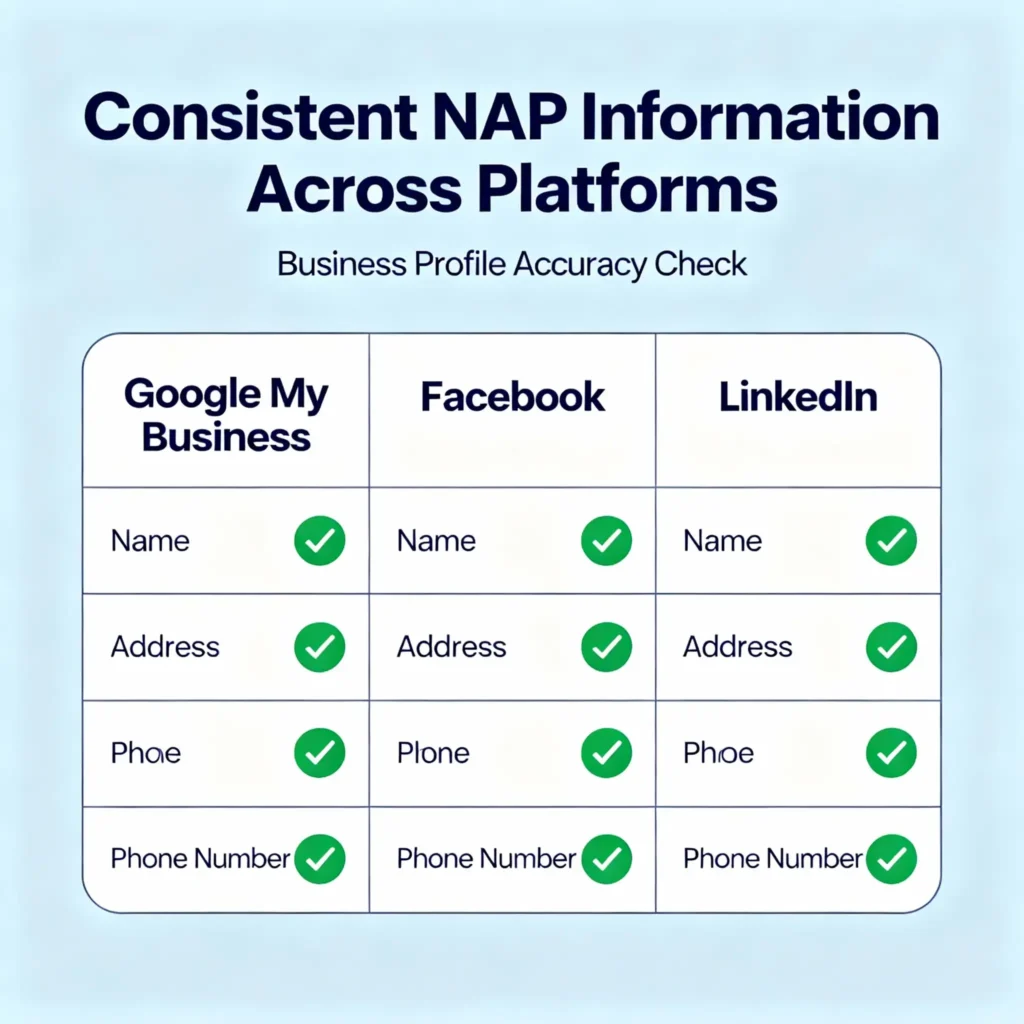 SEO for Career Consultants: How to Get Discovered in Bengaluru 3 nap consistent business information across digital platforms